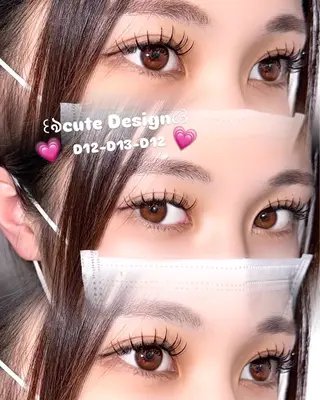 マツエク・マツパ Lucia NEXT 芳野のマツエク・マツパデザイン