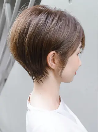 ショート neaf六本木所属・韓国風レイヤー ショート/犬塚 優介のヘアスタイル