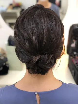 セミロング 六本木/ヘアセット /hairmakeのヘアスタイル