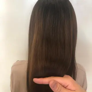 セミロング カラー 心斎橋 美髪職人　近江のヘアスタイル