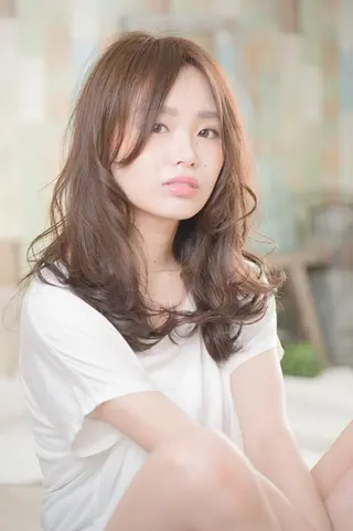 ロング カラー パーマ L'aube所属・笠谷 正之のヘアスタイル