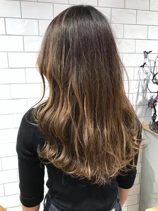 ロング カラー 原山 直人のヘアスタイル