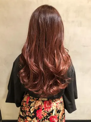 ミディアム カラー パーマ 大西 直人のヘアスタイル