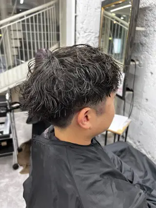 パーマ メンズ 笹江 瑞穂のヘアスタイル