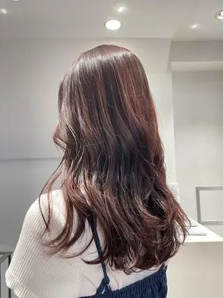 ロング カラー 渋谷🌈透明感カラー レイヤー/mikuのヘアスタイル