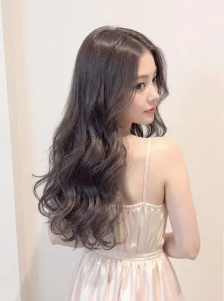 ロング パーマ 大人レディなウェーブ /山本祐輔のヘアスタイル