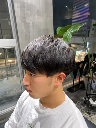 ショート メンズ Agu hair lore沼館店所属・八戸パーマ/メンズパ ーマ/シンゴ。のヘアスタイル