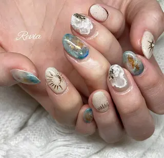 ネイル revia所属・ERI Nailistのネイルデザイン