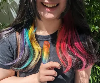 ロング カラー fuwat所属・秋葉原でカラーする なら🐉ちぇーたんのヘアスタイル