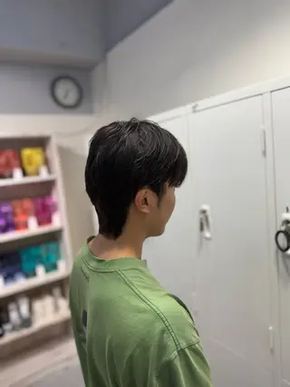 メンズ PARK.なんば本店 ミルボンAujua認定サロン[パーク]所属・辻優太/韓国ウルフ 🐺/中華ヘアのヘアスタイル