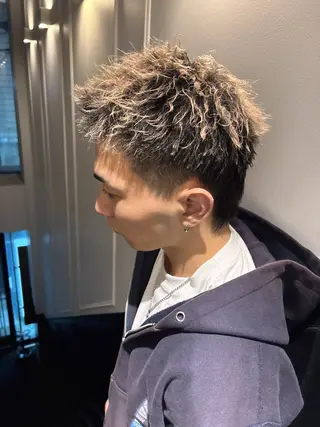 メンズ backstage青山店所属・山中 あるのヘアスタイル