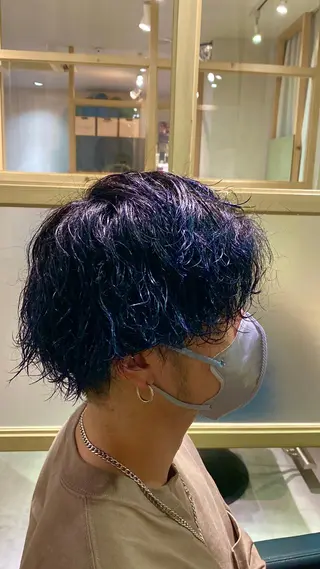 ショート メンズ JOS所属・上野ハイトーン/デ ザイン✂︎touiのヘアスタイル