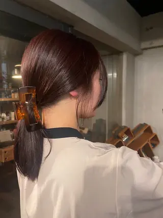セミロング カラー BLESS所属・sawahata mariaのヘアスタイル