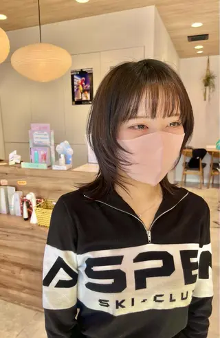 ショート カラー 似合わせ レイヤー須川のヘアスタイル