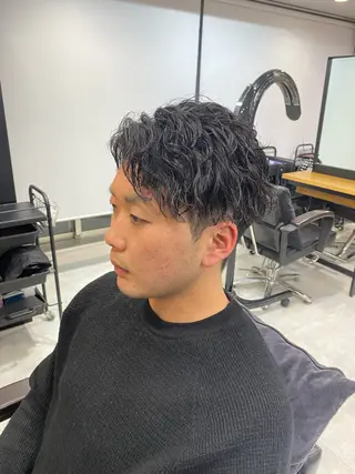 ショート パーマ メンズ 🐉『メンズ美容師』 吉田龍星🐉のヘアスタイル