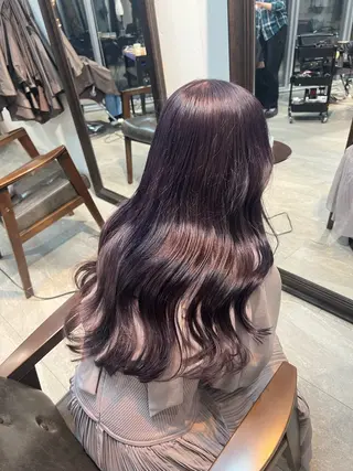 ロング 🩶ブリーチ/ レイヤー🩶フミカのヘアスタイル