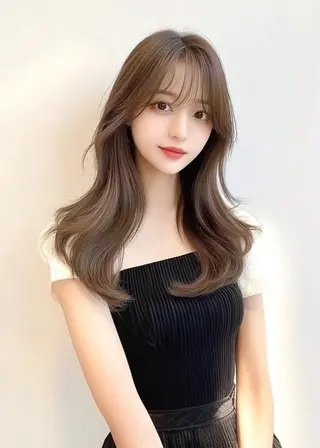 ロング 韓国レイヤー 🎀Ayanoのヘアスタイル