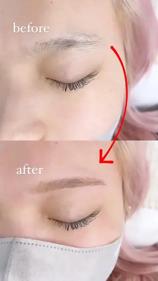 パーマ アイブロウ BEIGE 金山 🌹RUKAのマツエク・マツパデザイン