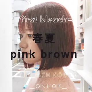 ショート カラー KOHNO/ブリーチ なし/透明感カラーのヘアスタイル