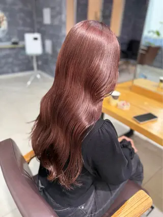 ロング カラー こじま りおのヘアスタイル