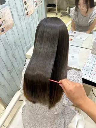 ロング 艶髪の神様 瀧田嵐士🇰🇷のヘアスタイル