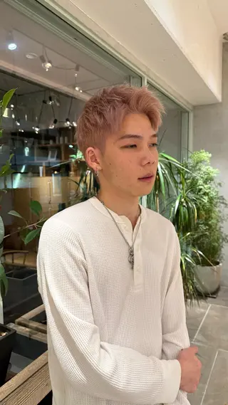 カラー メンズ Hair & Make EARTH所属・深田 幸暉のヘアスタイル