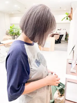 ショート カラー 似合わせカット🫧 /パーマRINAのヘアスタイル