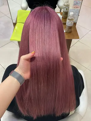 カラー 青木 しおりのヘアスタイル