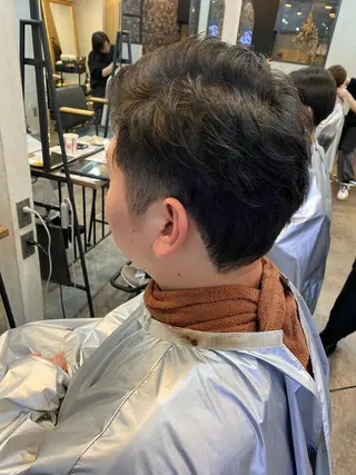 メンズ ロアヘアーコーディネート所属・ナチュラルヘア /透明感/長井遥陽のヘアスタイル