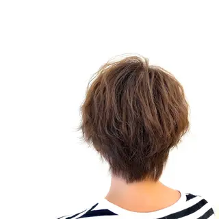 ショート これた🧸ヘアメ職人 ♡髪質改善♡カラーのヘアスタイル