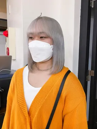 ミディアム カラー ハイトーンカラー ⭐️NAZUNAのヘアスタイル
