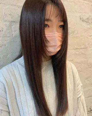 ロング 橋本 実奈美のヘアスタイル