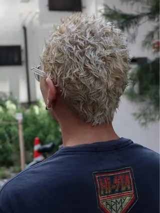 ショート メンズ イージードリル‼️イ ージーパーマ‼️平山のヘアスタイル