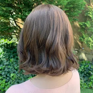 カラー Rina🪄 韓国風レイヤーcutのヘアスタイル