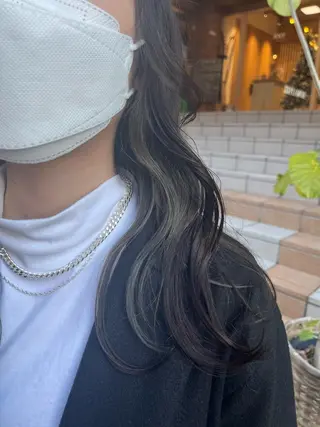 ロング カラー ハイトーン/レイヤー 💜Akaneのヘアスタイル