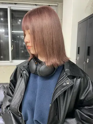 ミディアム Kvell&Co. YUSUKEのヘアスタイル