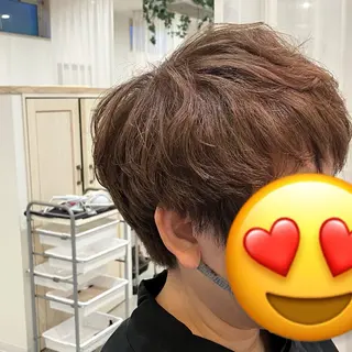 ショート adorableはなみずき店所属・唯一無二の曲がる 縮毛矯正 小林のヘアスタイル
