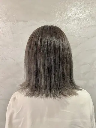 ミディアム カラー FUJINO RYOのヘアスタイル