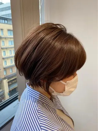 ショート ウサミ/髪質改善 酸性ストレート🌈のヘアスタイル