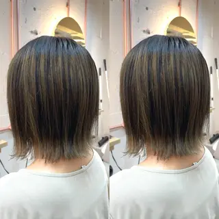 ショート カラー ブリーチ無しダブル カラー🦕まどかのヘアスタイル