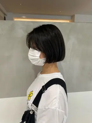 ショート 透明感 カラー✨有坂映哉のヘアスタイル