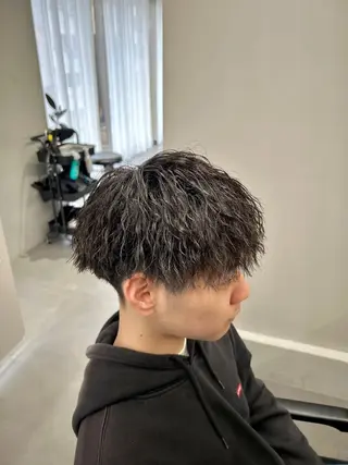 ショート パーマ メンズ 立川メンズパーマ職人 小泉文人のヘアスタイル