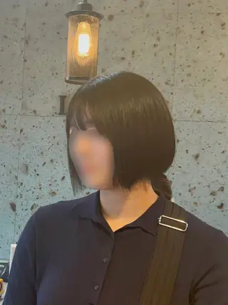 ショート lafith hair noa上新庄所属・上新庄/かじ ももな/透明感カラーのヘアスタイル