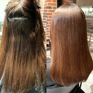 ロング カラー 縞田 健一のヘアスタイル