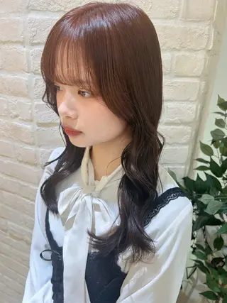 カラー momoha 『モテヘア🍓』のヘアスタイル