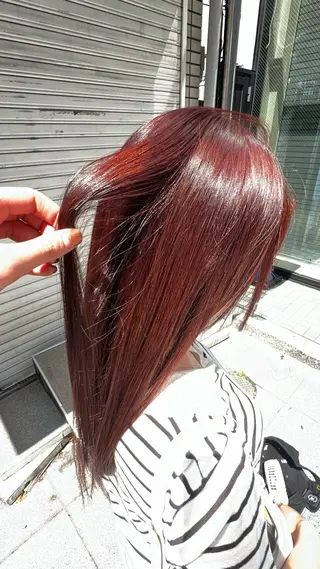カラー FOF所属・平島 朱莉のヘアスタイル