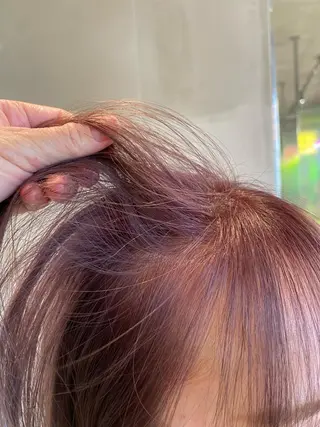 カラー ボブ/ハイトーン REINAのヘアスタイル