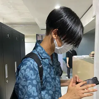 メンズ yuna/ボブカット /ハイトーンカラーのヘアスタイル