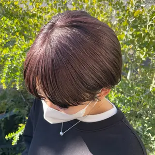 ショート カラー 庭山 理沙のヘアスタイル