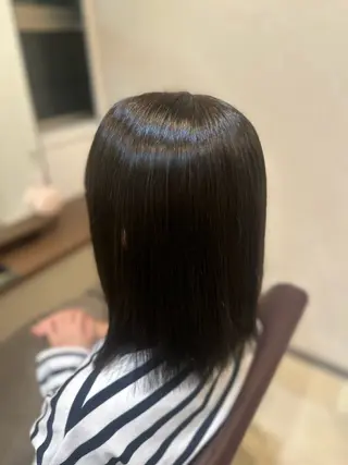 セミロング カラー ⭐︎ YUMIのヘアスタイル